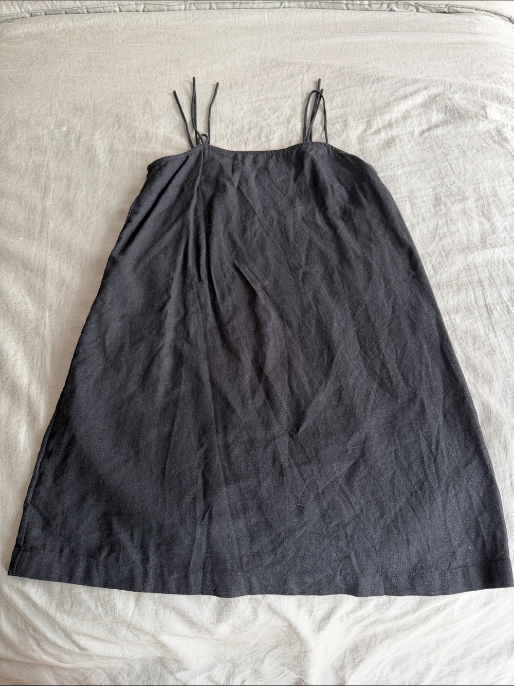 Old Navy Black Spaghetti-Strap Mini Slip Dress